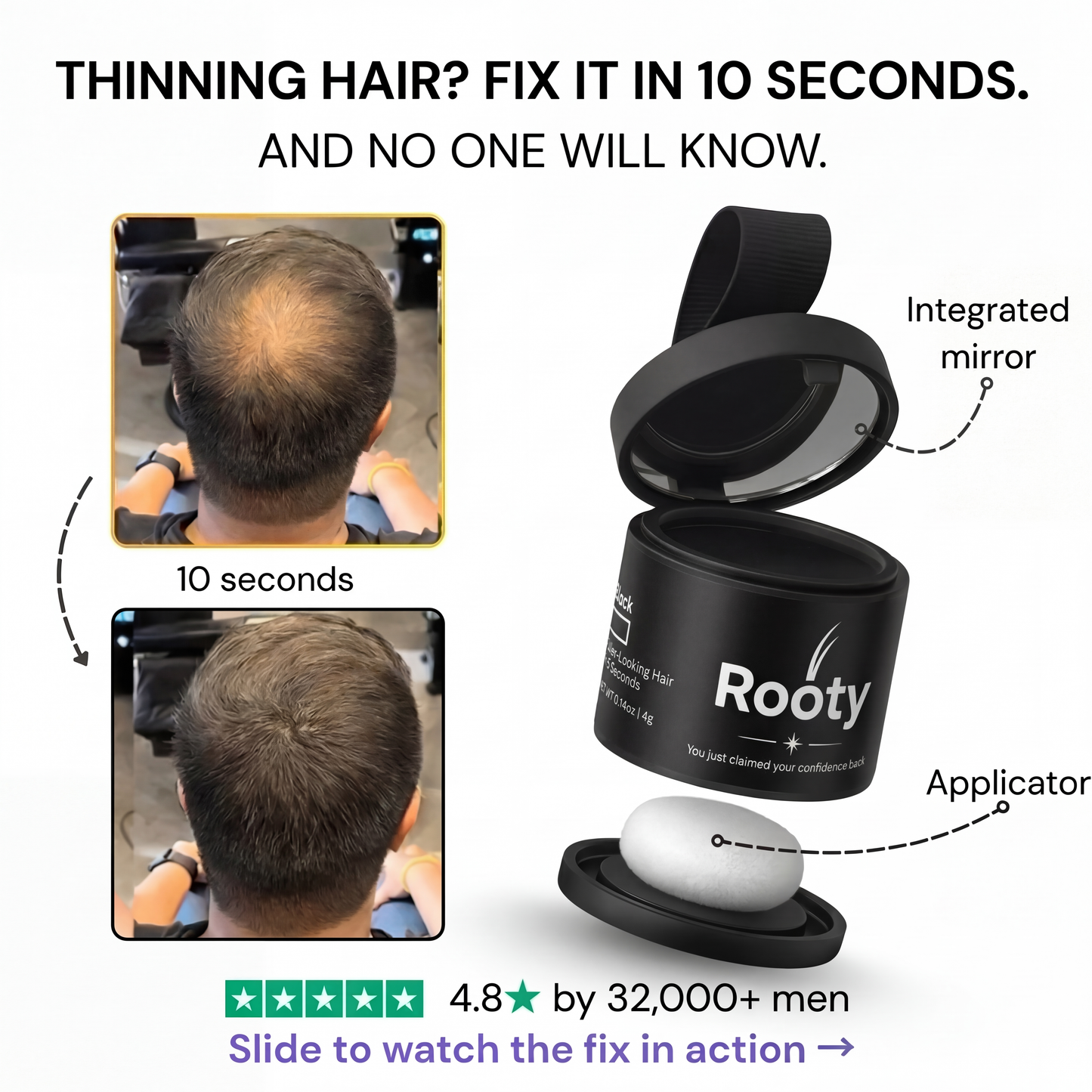 Rooty 2.0 Hair Loss Powder